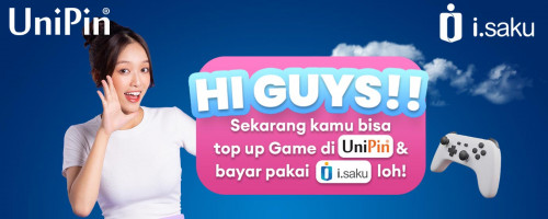 Top Up Game Kesayangan Kamu di UniPin Sudah Bisa Pakai i.saku!